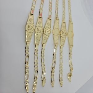 Bracelets 15th years beautiful Gold-plated no fade